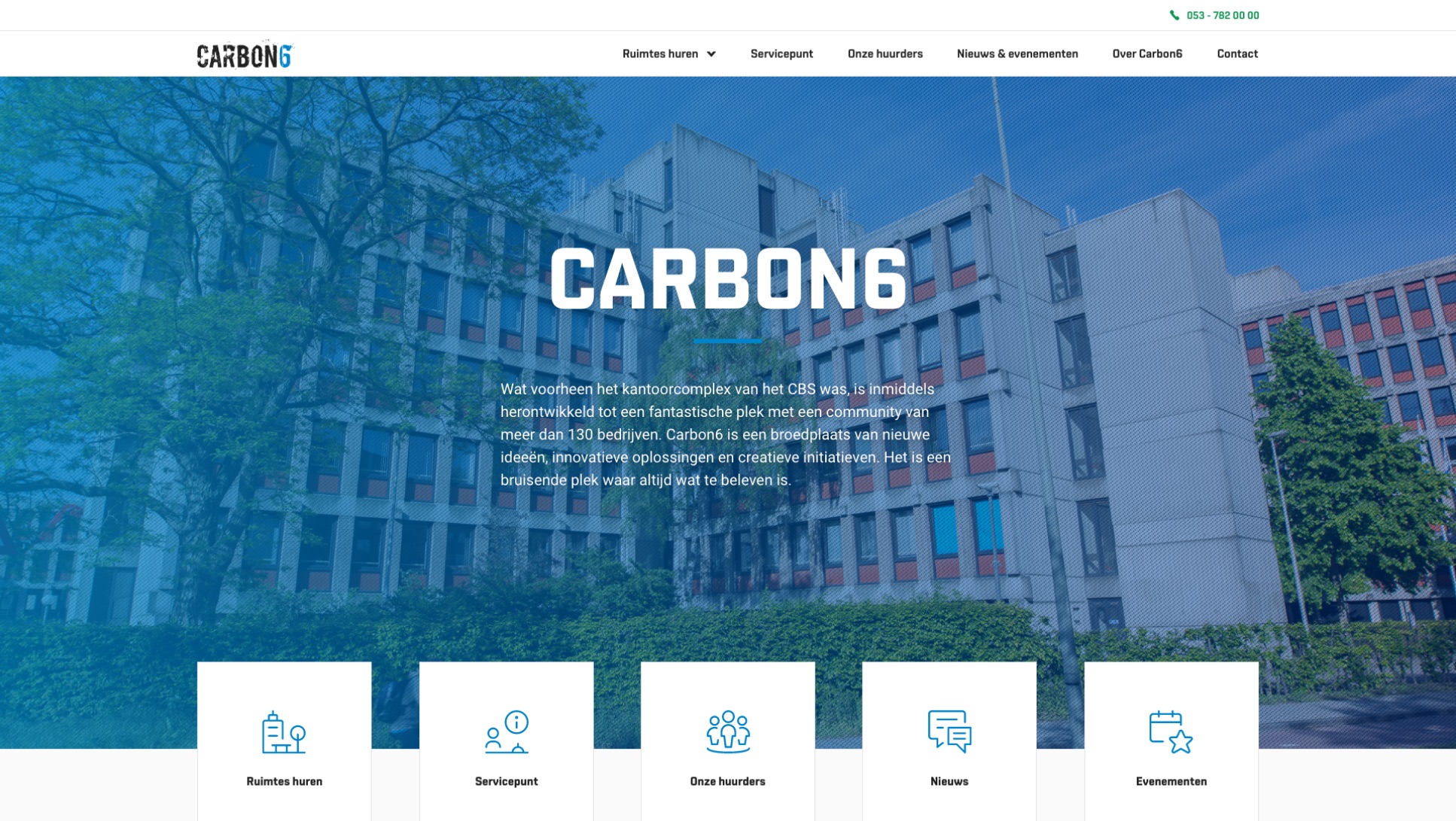 Carbon6 met de gloednieuwe website